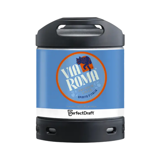 Via Roma PerfectDraft Keg – Lager – 4.5% ABV - 6L PerfectDraft Keg - TheKegCru.ie