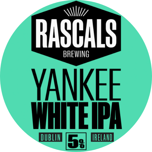 Rascals – Yankee White IPA – 5% ABV – 50L Keg (≈88 Pints) – Stainless Steel Keg - TheKegCru.ie