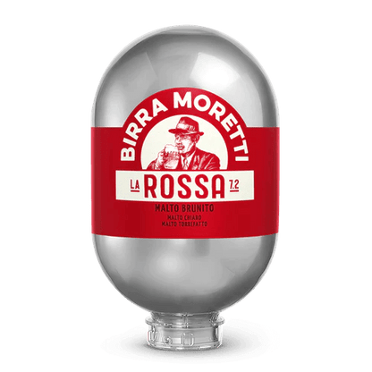 Birra Moretti La Rossa Blade Keg - 7.2% ABV - 8L Blade Keg
