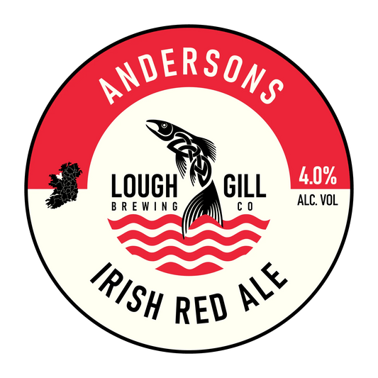 Lough Gill -Andersons - Irish Red Ale - 4.0% ABV 30L Keg (52 Pints) - KeyKeg